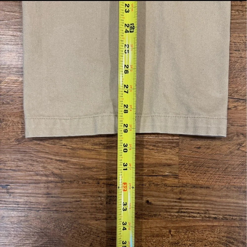 Empyre Beige Tori Y2K Baggy Skater Skateboarding Wide Leg Pants‎ Women's L 32x29 - Picture 9 of 10
